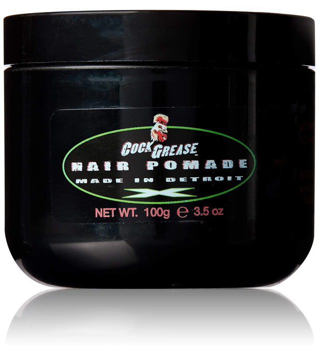Cock Grease, Extra Stiff X, Hair Styling Pomade, Shine Finish, Extra Hold, 100 g  Cock Grease - Nutra Best Bulgaria