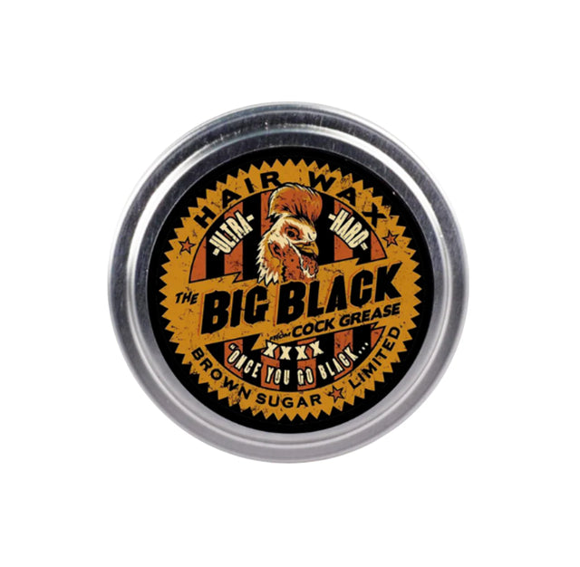 Cock Grease, Ultra Hard The Big Black XXXX, Hair Styling Pomade, For Definition & Texture, Strong Hold, 100 g  Cock Grease - Nutra Best Bulgaria
