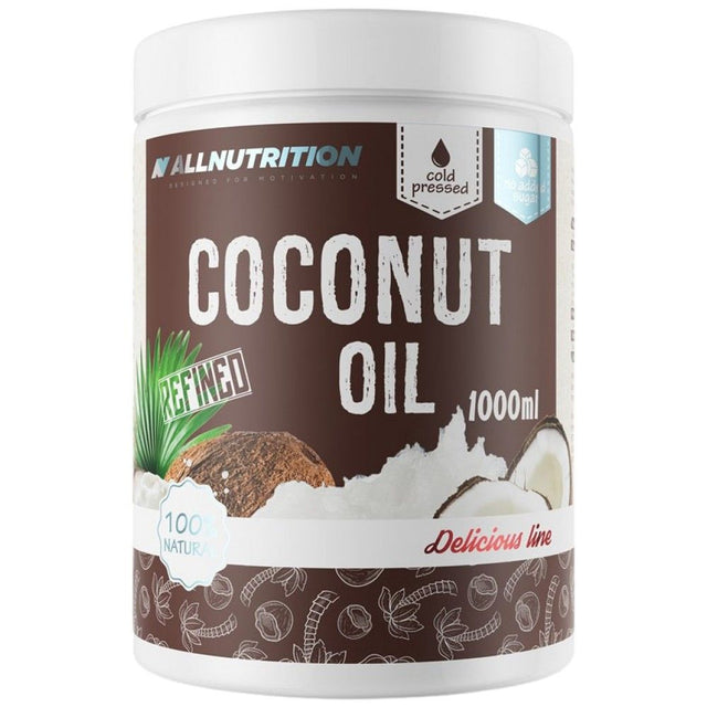 Coconut Oil | Refined - 500 мл  AllNutrition - Nutra Best Bulgaria