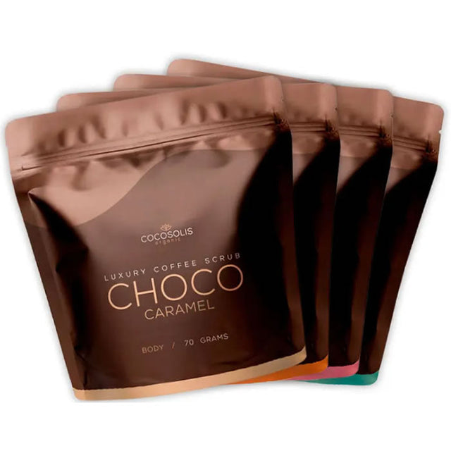 Cocosolis Luxury Coffee Scrub Box Set 4 Pieces  Cocosolis - Nutra Best Bulgaria