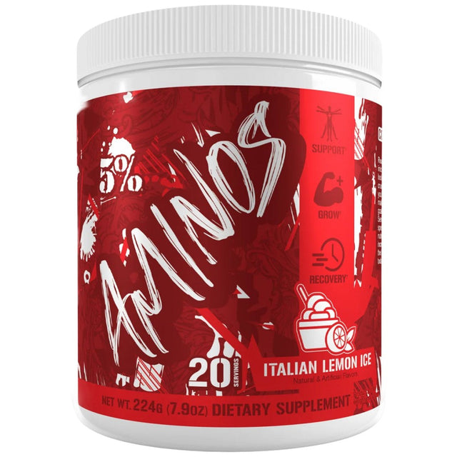 Code Red Aminos | EAA & BCAA - 224 грама  Rich Piana 5% Nutrition - Nutra Best Bulgaria