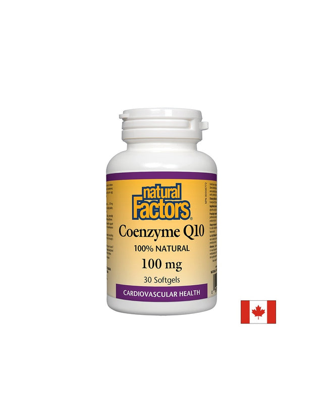 Coenzyme Q10 100 mg - 60 Гел капсули  Natural Factors - Nutra Best Bulgaria