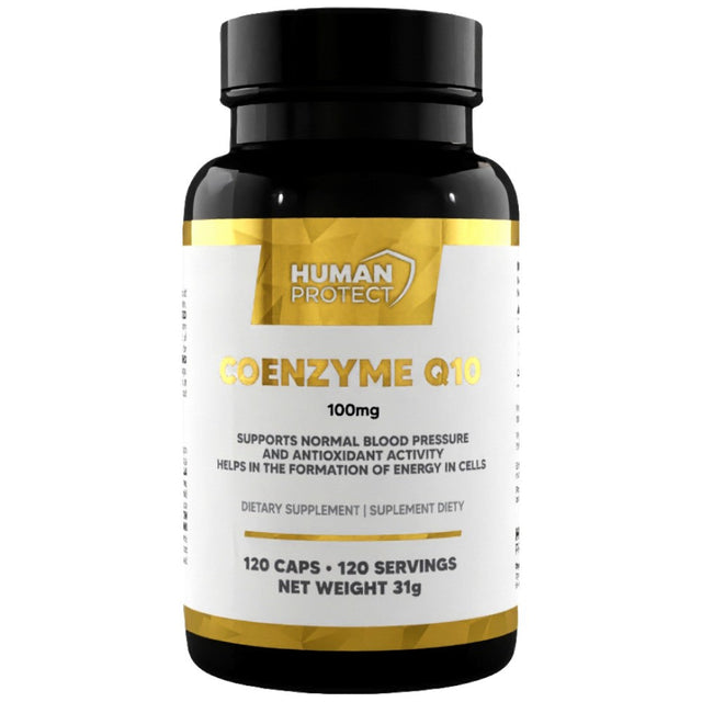 Coenzyme Q10 100 mg | with Phospholipids - 120 капсули  Human Protect - Nutra Best Bulgaria