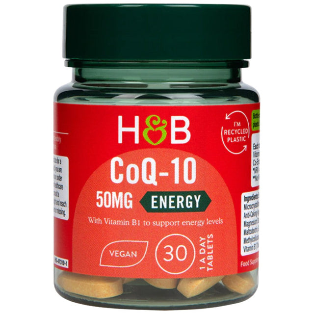Coenzyme Q10 50mg - 30 Таблетки  Holland and Barrett - Nutra Best Bulgaria