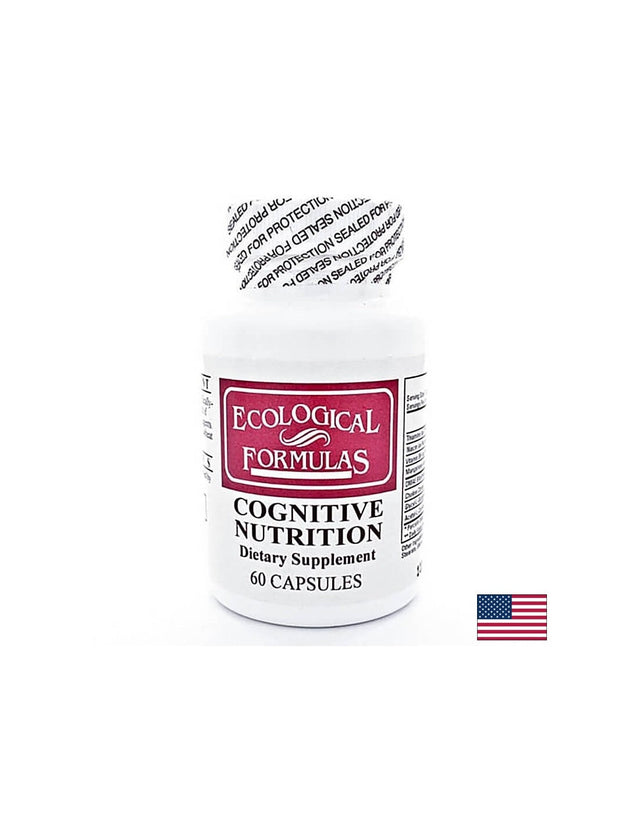 За стимулиране на мозъчната дейност - Cognitive Nutrition, 60 капсули  Ecological Formulas - Nutra Best Bulgaria