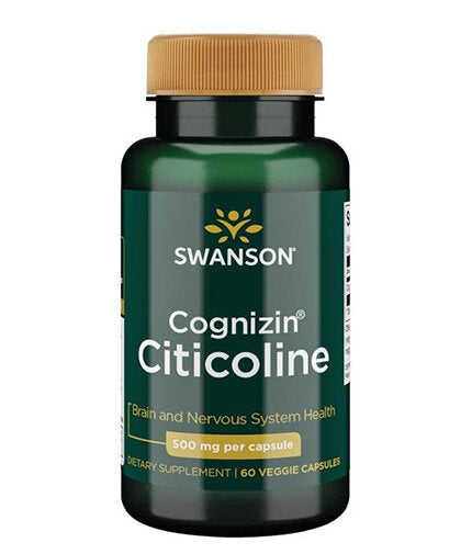 Cognizin Citicoline 500 mg / 60 Vcaps - 0  Swanson - Nutra Best Bulgaria