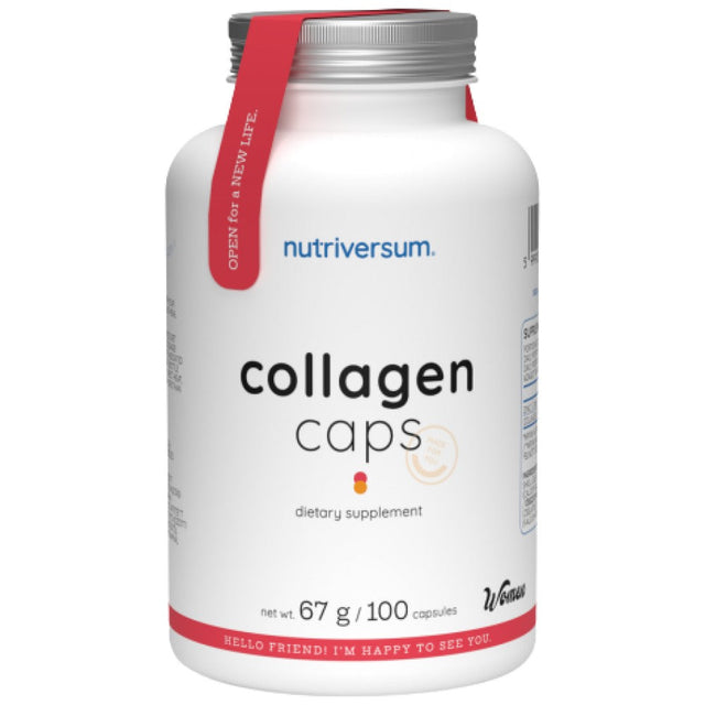 Collagen Caps 500 mg - 100 капсули  Nutriversum - Nutra Best Bulgaria