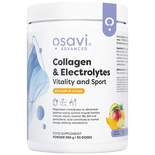 Collagen & Electrolytes Vitality and Sport - 390 грама  Osavi - Nutra Best Bulgaria