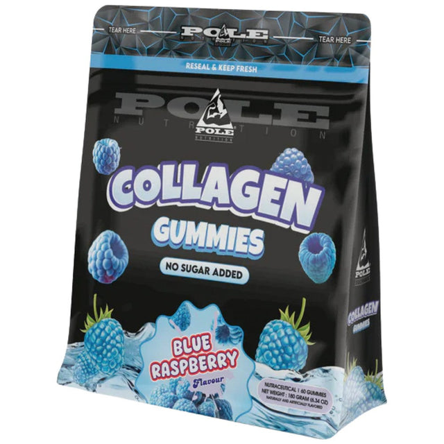 Collagen Gummies | Collagen Peptides Type 1 & 3 - 60 желирани бонбони  Pole Nutrition - Nutra Best Bulgaria
