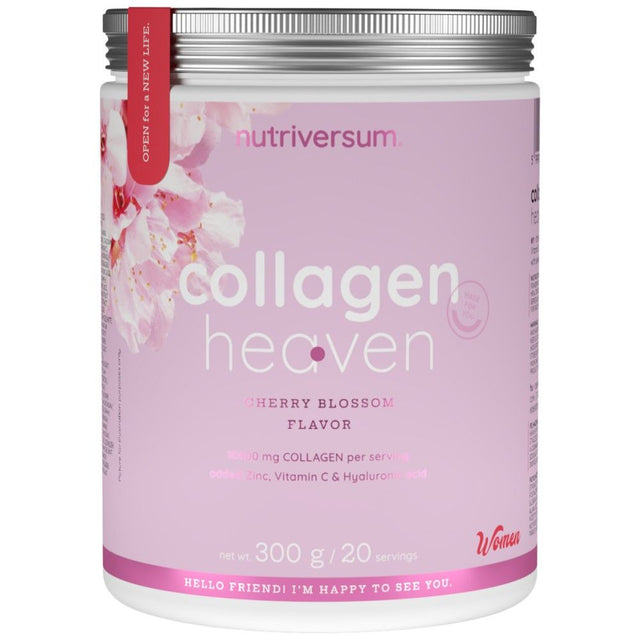 Collagen Heaven | added Zinc, Vitamin C and Hyaluronic Acid - 300 грама  Nutriversum - Nutra Best Bulgaria