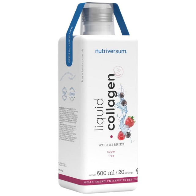 Collagen Liquid 10.000 | Sugar Free - 500 мл  Nutriversum - Nutra Best Bulgaria