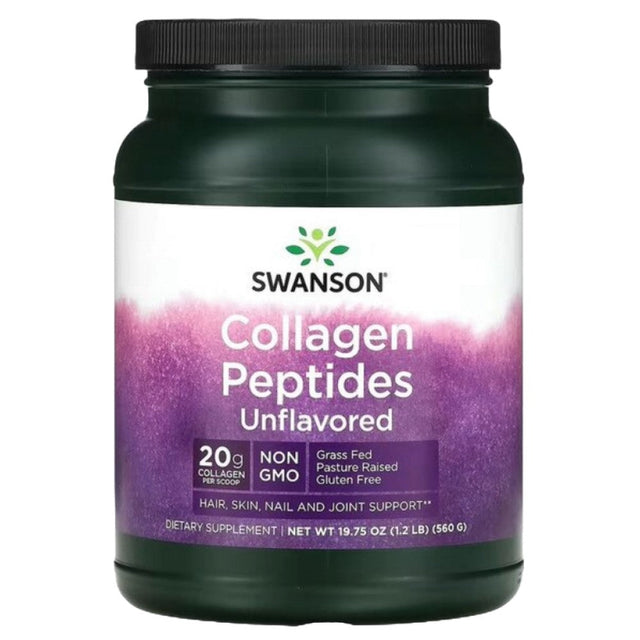 Collagen Peptides 560 грама  Swanson - Nutra Best Bulgaria