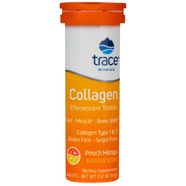 Collagen Peptides / Effervescent Tablets - 10 разтворими таблетки  Trace Minerals - Nutra Best Bulgaria