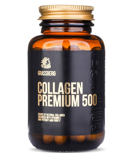 Collagen Premium 500 / 120 Caps  GRASSBERG - Nutra Best Bulgaria