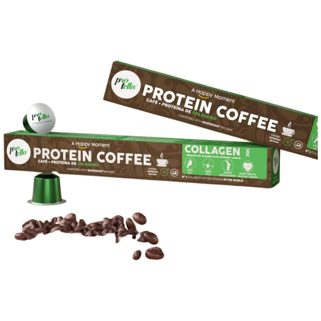 Collagen Protein Coffee | Capsules - 40 грама  Protella - Nutra Best Bulgaria