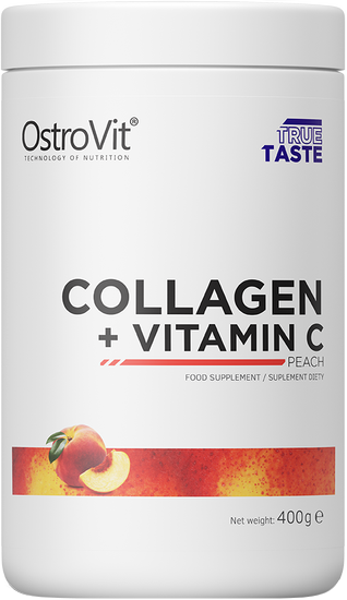 Collagen + Vitamin C / Powder - 400 грама  OstroVit - Nutra Best Bulgaria