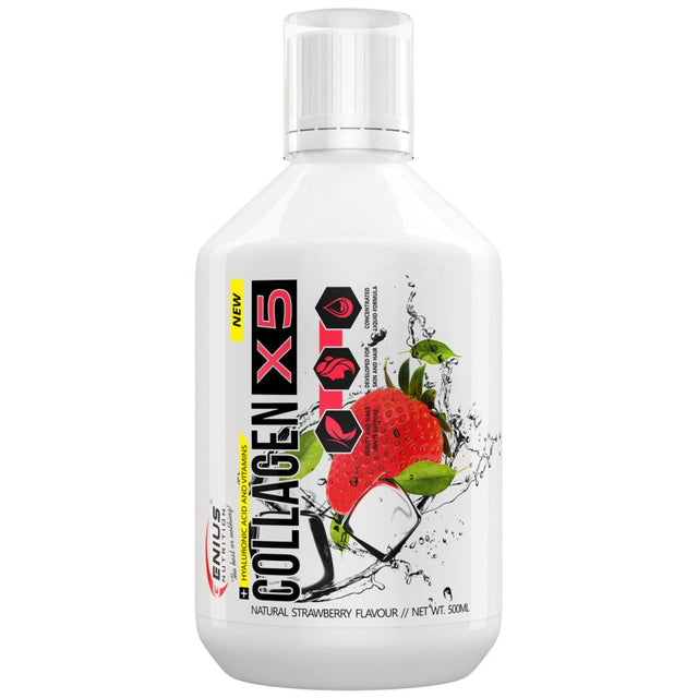 Collagen X5 Liquid - 500 мл  Genius Nutrition - Nutra Best Bulgaria