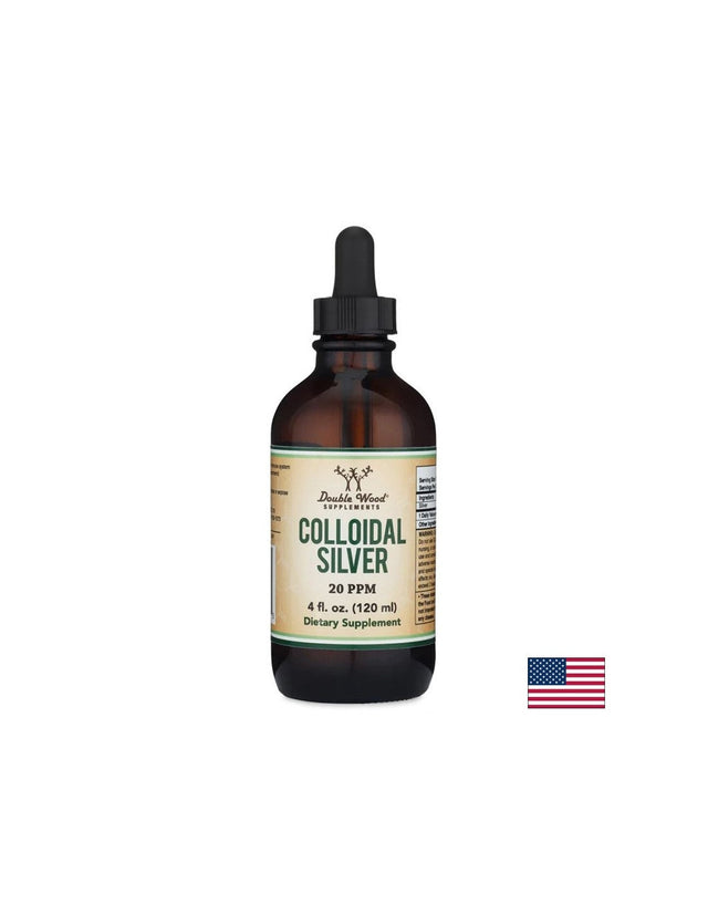 Colloidal Silver 20 PPM - Колоидно сребро 20 PPM Double Wood  Double Wood - Nutra Best Bulgaria