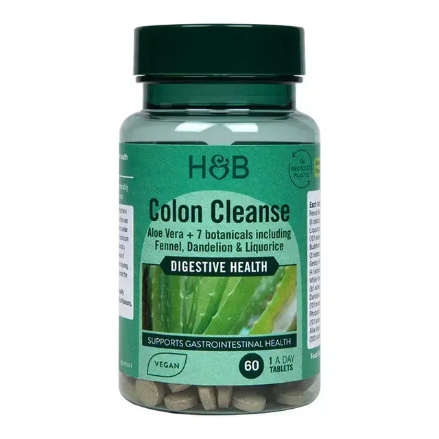 Алое вера формула за прочистване на дебелото черво (Colon Cleanse) 60 таблетки  Holland & Barrett - Nutra Best Bulgaria