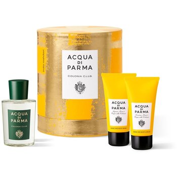 Colonia C.L.U.B. Dárková sada EDC 100 ml, sprchový gel 75 ml a tělové mléko 75 ml - 100ml  Acqua di Parma - Nutra Best Bulgaria