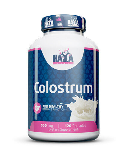 Colostrum 500mg / 120 Caps.  Haya Labs - Nutra Best Bulgaria