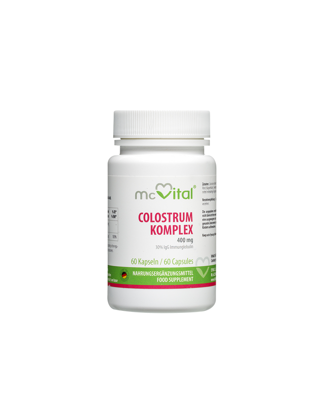 Имунитет - Коластра + Фолиева киселина - Colostrum Komplex, 60 капсули  Vitabay - Nutra Best Bulgaria