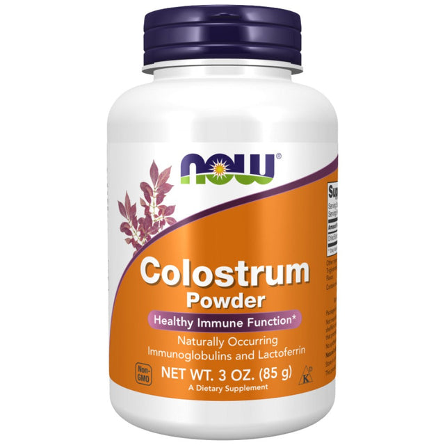 Colostrum Powder - 85 грама  NOW Foods - Nutra Best Bulgaria