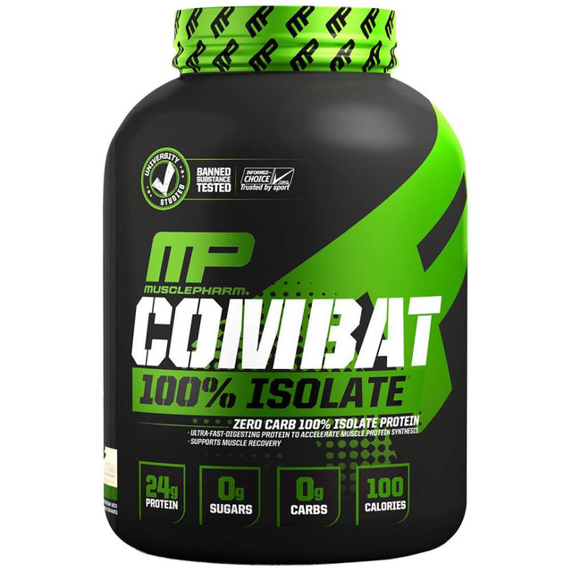 Combat 100% Isolate 1814 грама  Muscle Pharm - Nutra Best Bulgaria