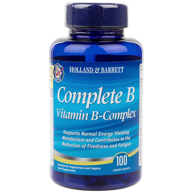 Complete B / Vitamin B-Complex - 100 каплети  Holland and Barrett - Nutra Best Bulgaria