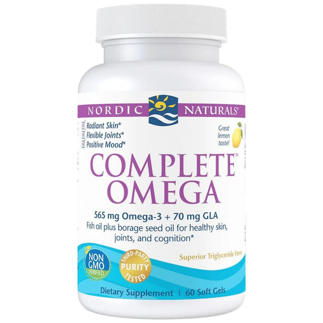 Complete Omega 565 mg - 60 Гел капсули  Nordic Naturals - Nutra Best Bulgaria
