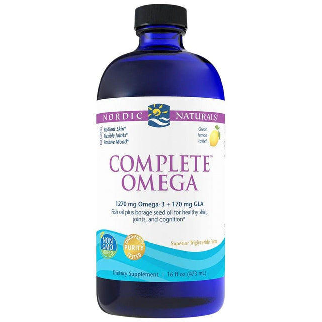 Complete Omega Liquid 1270 mg - 473 мл  Nordic Naturals - Nutra Best Bulgaria
