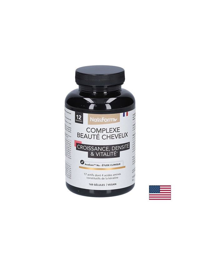 Complexe Beauté Cheveux – Коса, кожа и нокти, 168 капсули - Nutra Best