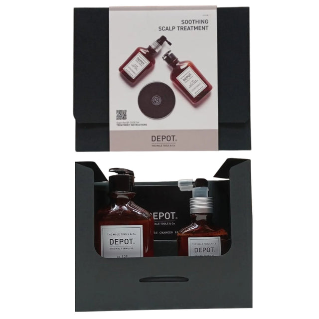 Consumer Kit G Set Depot: 200 Hair Treatments No. 209, Hair Lotion Treatment, For Calming, 100 ml + 100 Hair Cleansing No. 109, Hair Shampoo, For Calming, 250 ml  Depot - Nutra Best Bulgaria