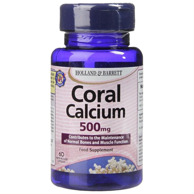 Coral Calcium 500 mg - 60 капсули  Holland & Barrett - Nutra Best Bulgaria