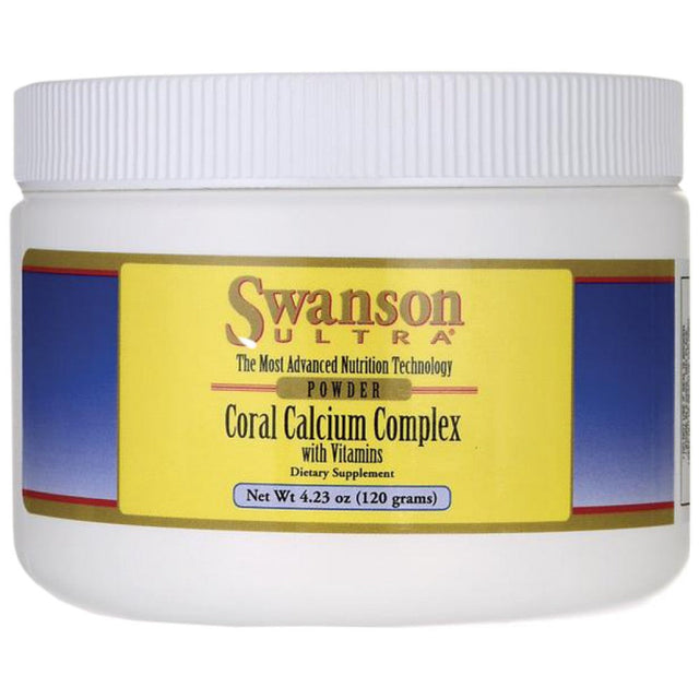 Coral Calcium Complex with Vitamins 120 грама  Swanson - Nutra Best Bulgaria