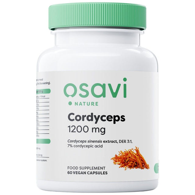 Cordyceps 1200 mg - 60 капсули  Osavi - Nutra Best Bulgaria
