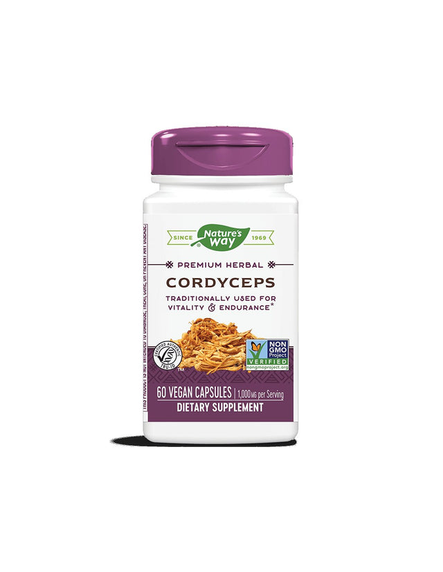 Cordyceps/ Кордицепс 500 mg х 60 капсули Nature’s Way  Nature’s Way - Nutra Best Bulgaria