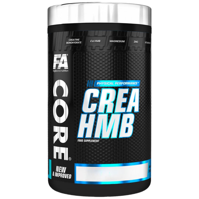 Core CREA HMB | Creatine Monohydrate + HMB - 345 грама  FA Nutrition - Nutra Best Bulgaria