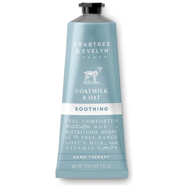 Crabtree & Evelyn, Goatmilk & Oat, Moisturizing, Hand Cream, 100 g  Crabtree & Evelyn - Nutra Best Bulgaria