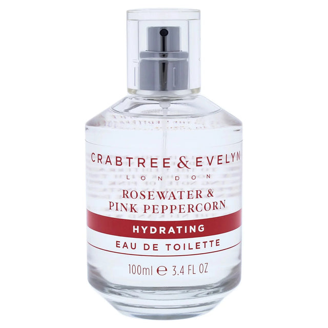 Crabtree & Evelyn, Rosewater & Pink Peppercorn, Eau De Toilette, For Women, 100 ml  Crabtree & Evelyn - Nutra Best Bulgaria