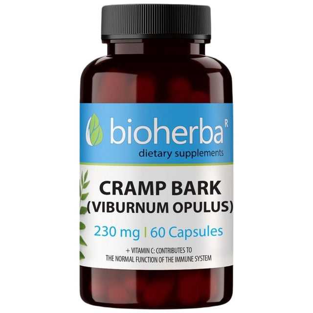Cramp Bark 230 mg - 60 капсули  Bioherba - Nutra Best Bulgaria