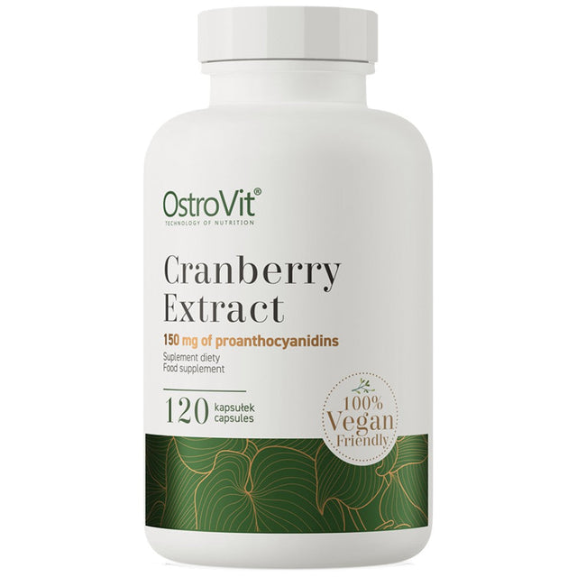 Cranberry Extract 300 mg | Vege 120 капсули  OstroVit - Nutra Best Bulgaria