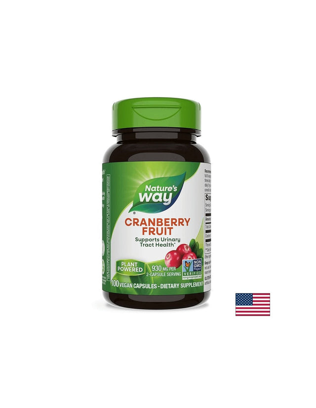 Cranberry Fruit/ Червена боровинка (плод) 465 mg х 100 капсули Nature’s Way  Nature’s Way - Nutra Best Bulgaria