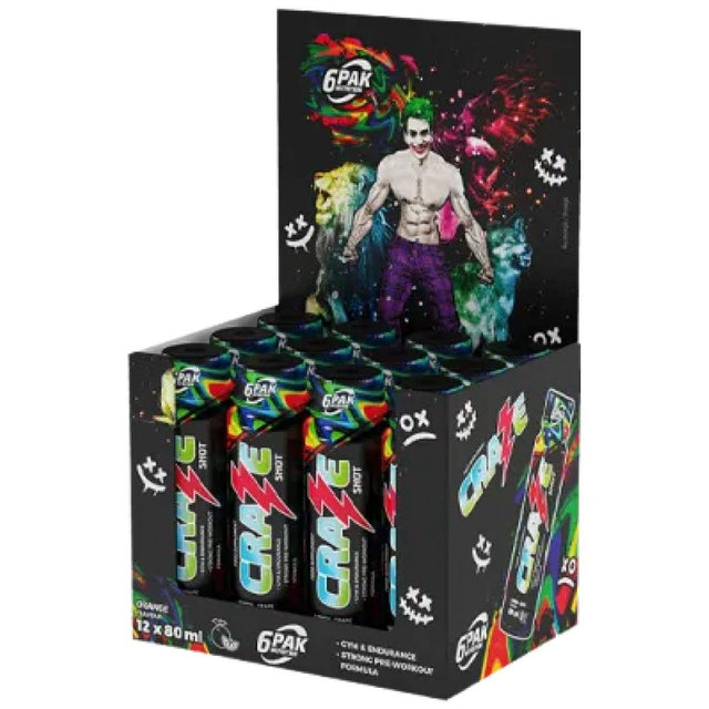 Craze Shot - 12 x 80 мл  6PAK Nutrition - Nutra Best Bulgaria