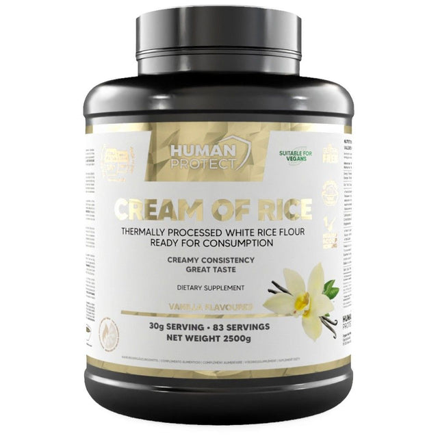 Cream of Rice | Complex Carbohydrate - 2500 грама  Human Protect - Nutra Best Bulgaria