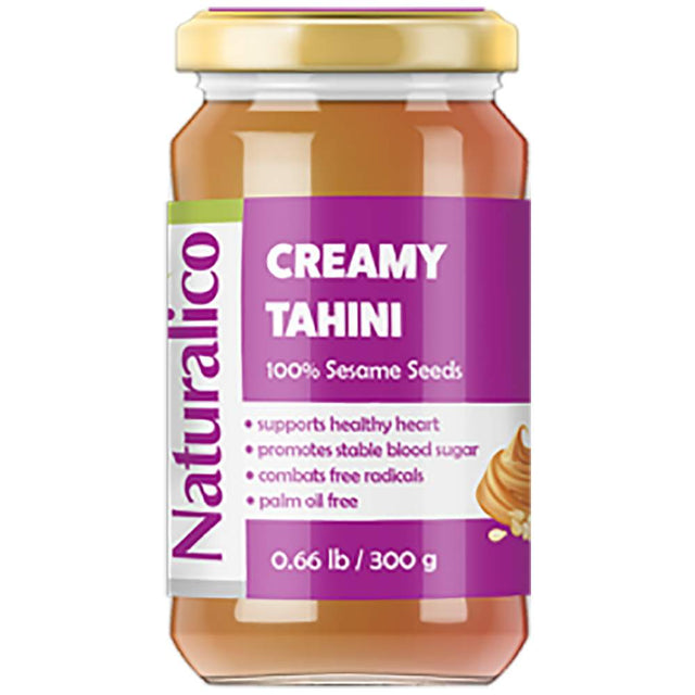 Creamy Tahini 100% Sesame Seeds 300 грама  Naturalico - Nutra Best Bulgaria