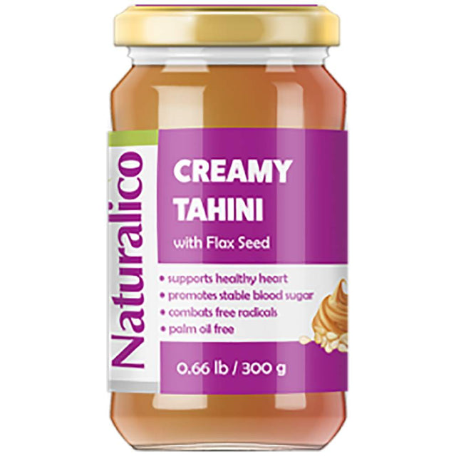 Creamy Tahini With Flax Seed 300 грама  Naturalico - Nutra Best Bulgaria