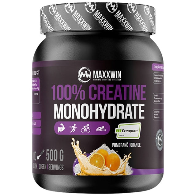Creapure® Creatine Monohydrate Powder - 500 грама  MAXXWIN - Nutra Best Bulgaria