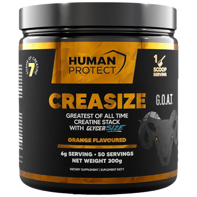 Creasize | with 7 Forms of Creatine - 300 грама  Human Protect - Nutra Best Bulgaria
