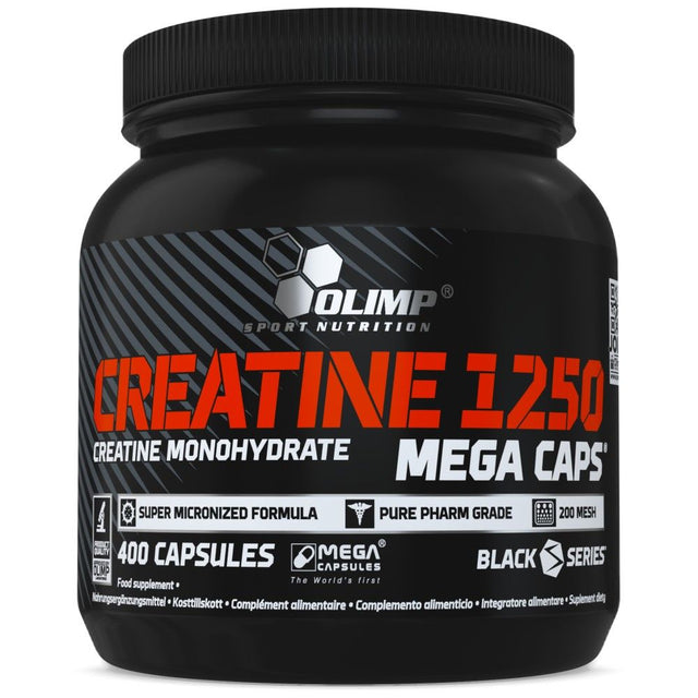 Creatine Mega Caps 1250 - 400 капсули  Olimp - Nutra Best Bulgaria